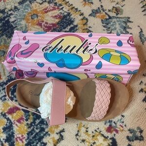 NWT Kids blush braided sandal